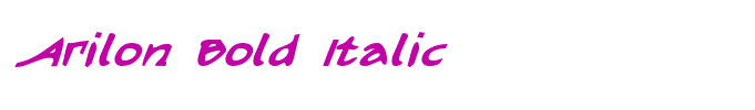 Arilon Bold Italic